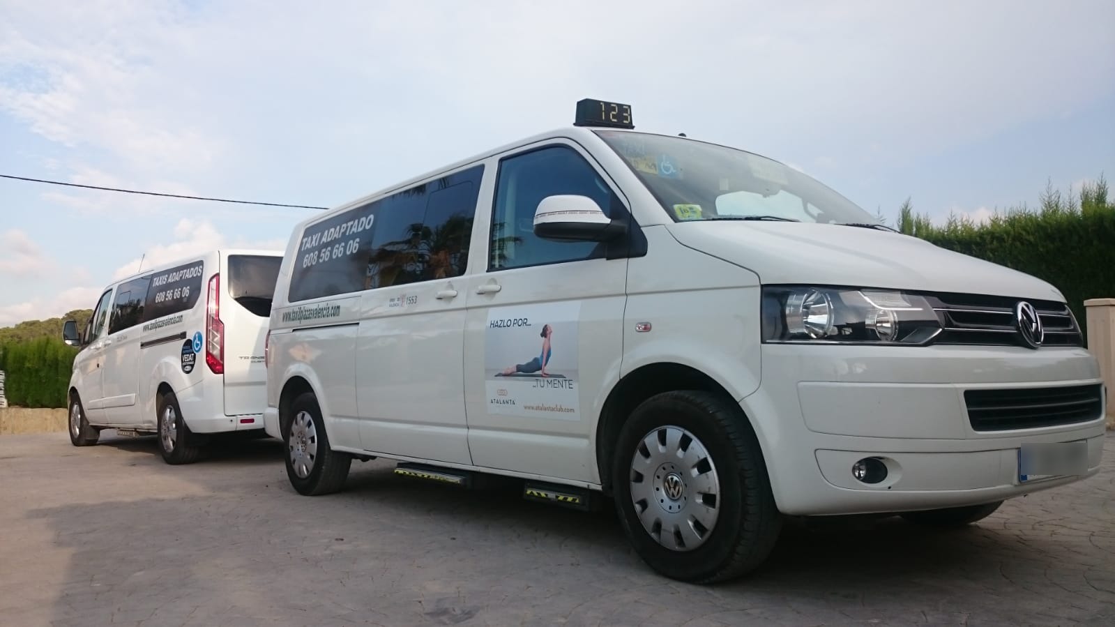 taxi volkswaguen de frente